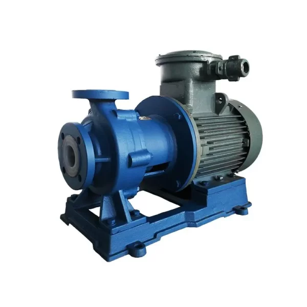 Single QBF fluorine magnetic pump for corrosive transfer duty