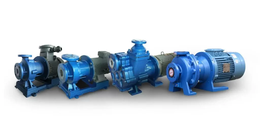 QBF Series fluorine magnetic pump range for corrosive chemical circulation