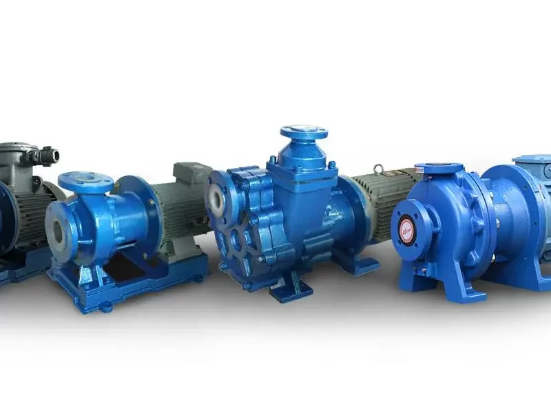 Fluorine magnetic drive chemical pumps for oxidizing liquid transfer