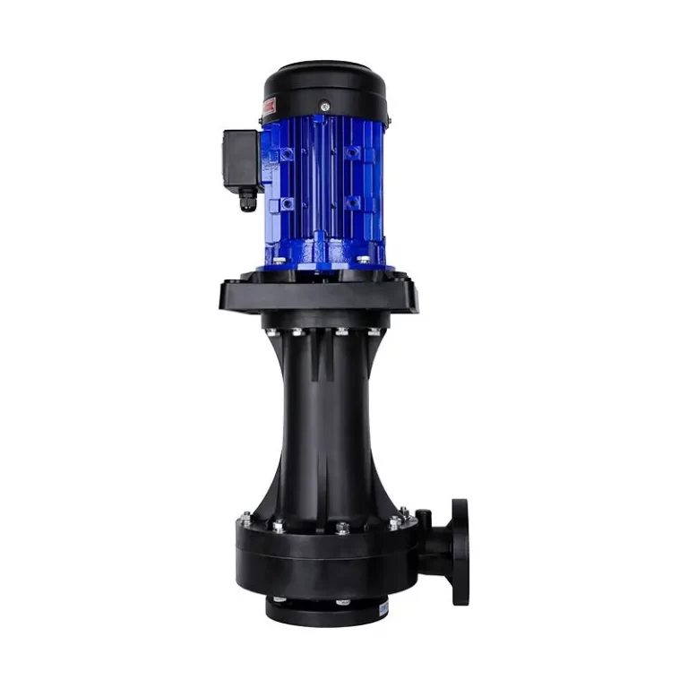 QEEHUA vertical chemical pump where immersion depth helps avoid suction loss