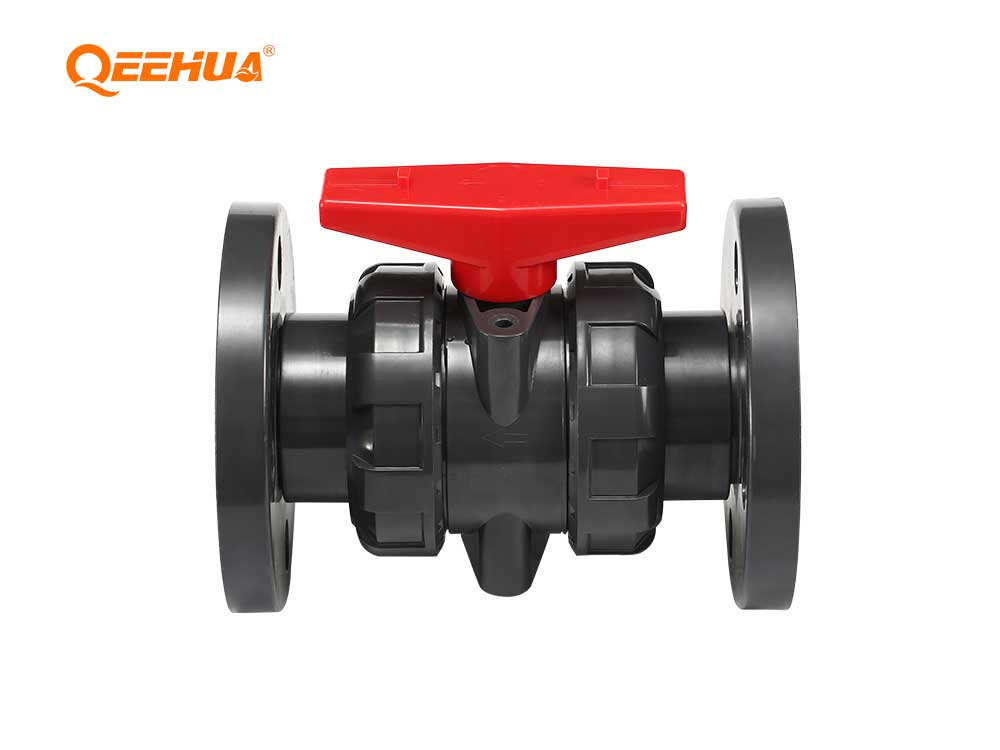 PVC flanged ball valve