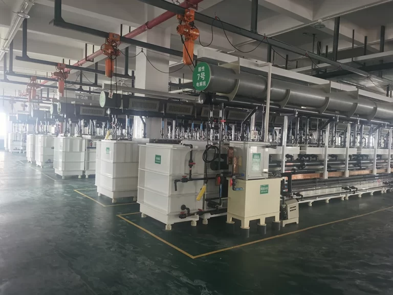 PCB wet process tanks where suction lift and priming checks affect chemical pump reliability