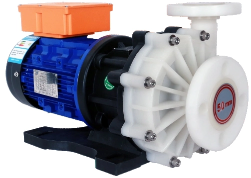 Plastic magnetic drive pump for PCB alkaline developer circulation and dry-run protection review