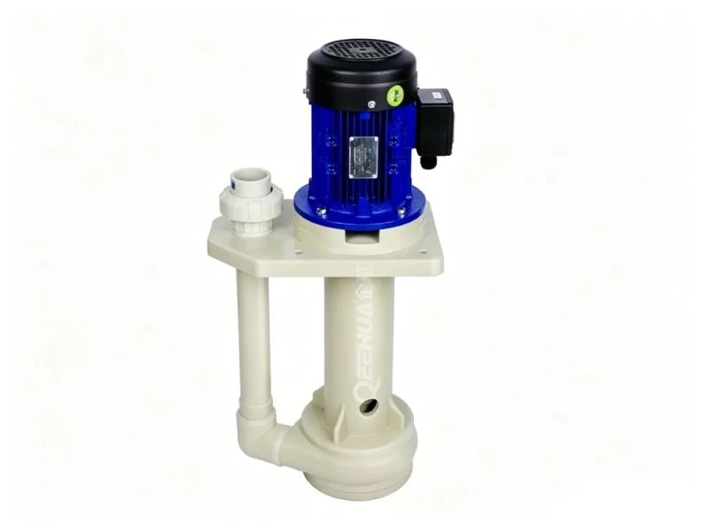 QHA vertical chemical pump for corrosive wet scrubber circulation